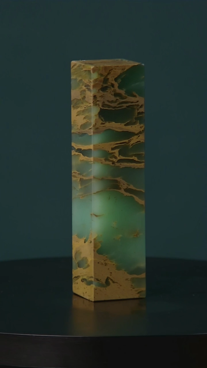 四川石夹板绿六面平2.0*2.0*8.2