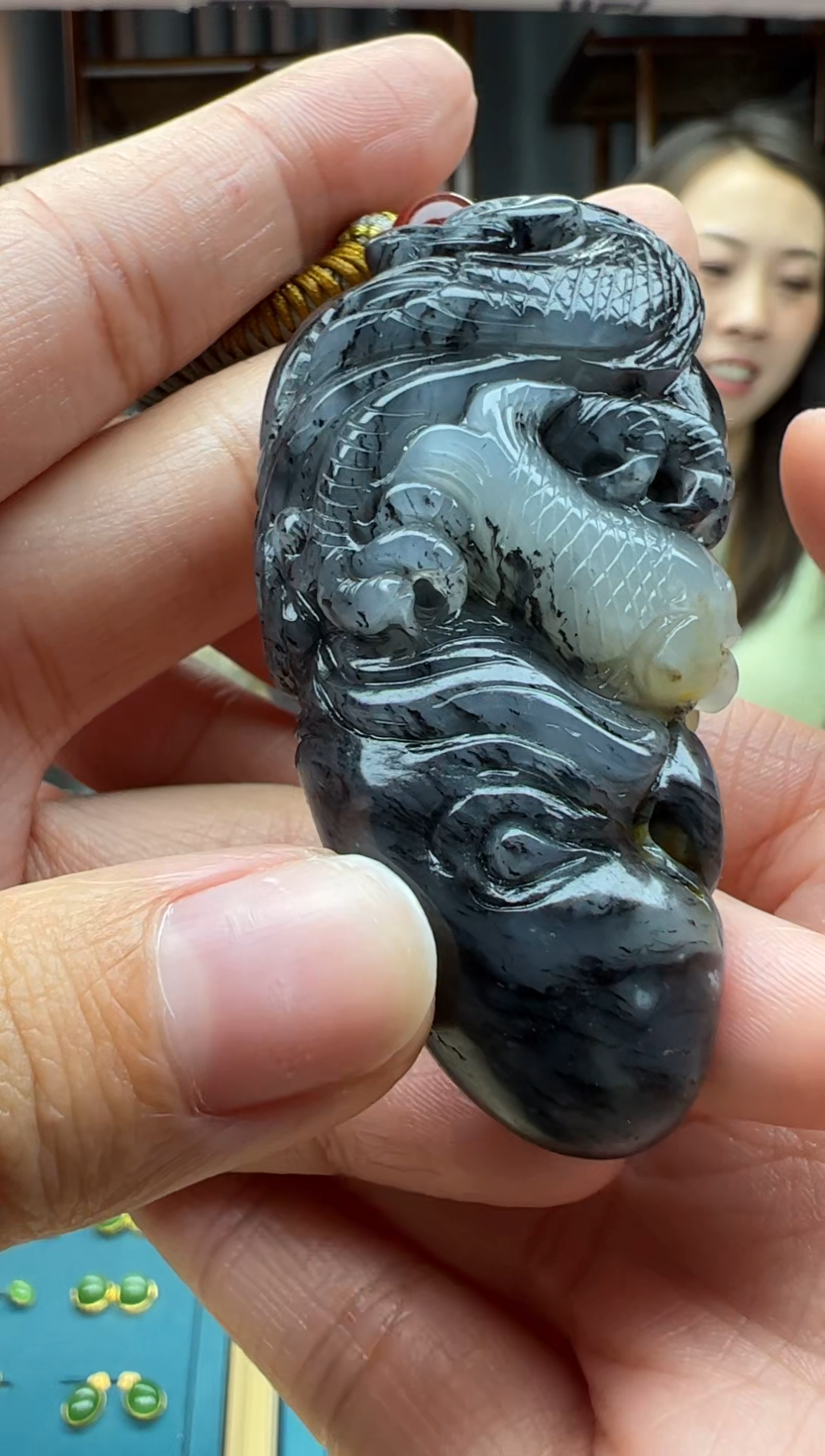 【闪购商品】和田玉颈饰未镶嵌手把