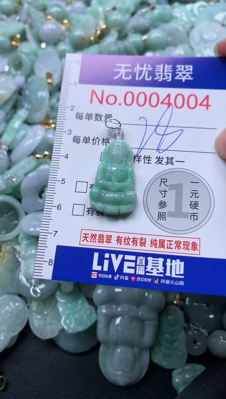 颈饰未镶嵌翡翠4004
