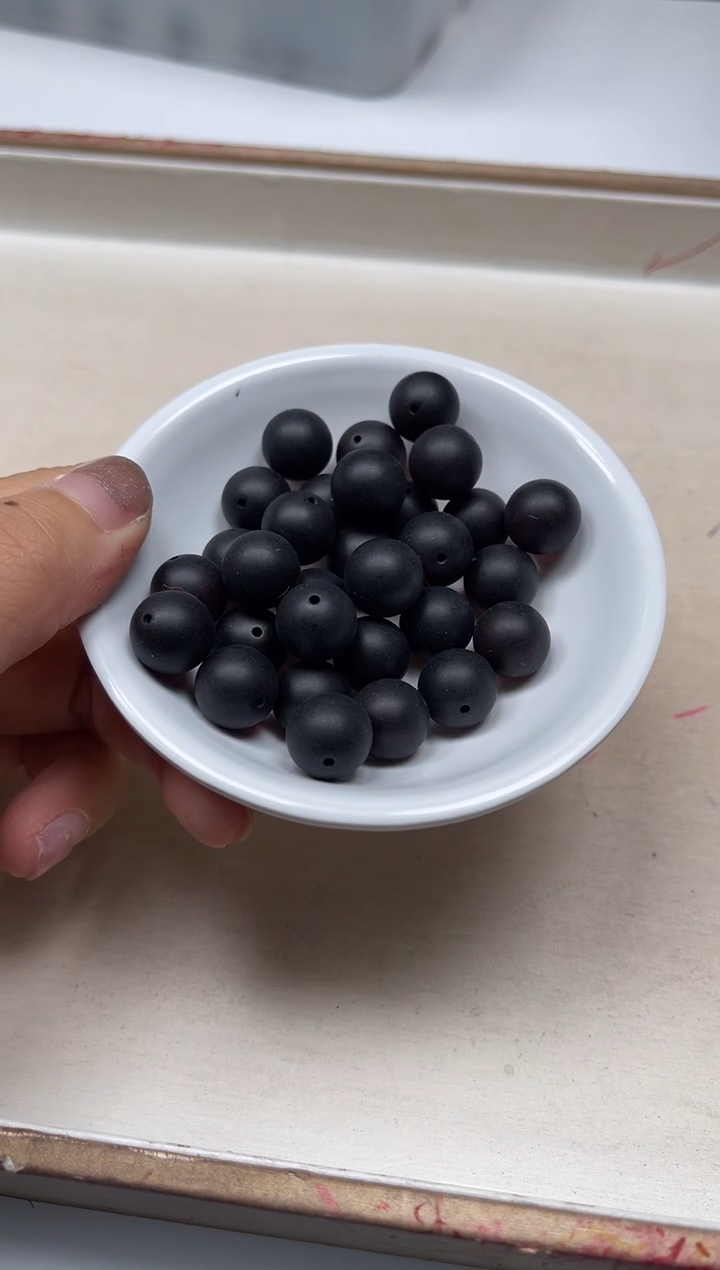 未镶嵌琥珀裸石C76 药 珀12mm6颗8.8元