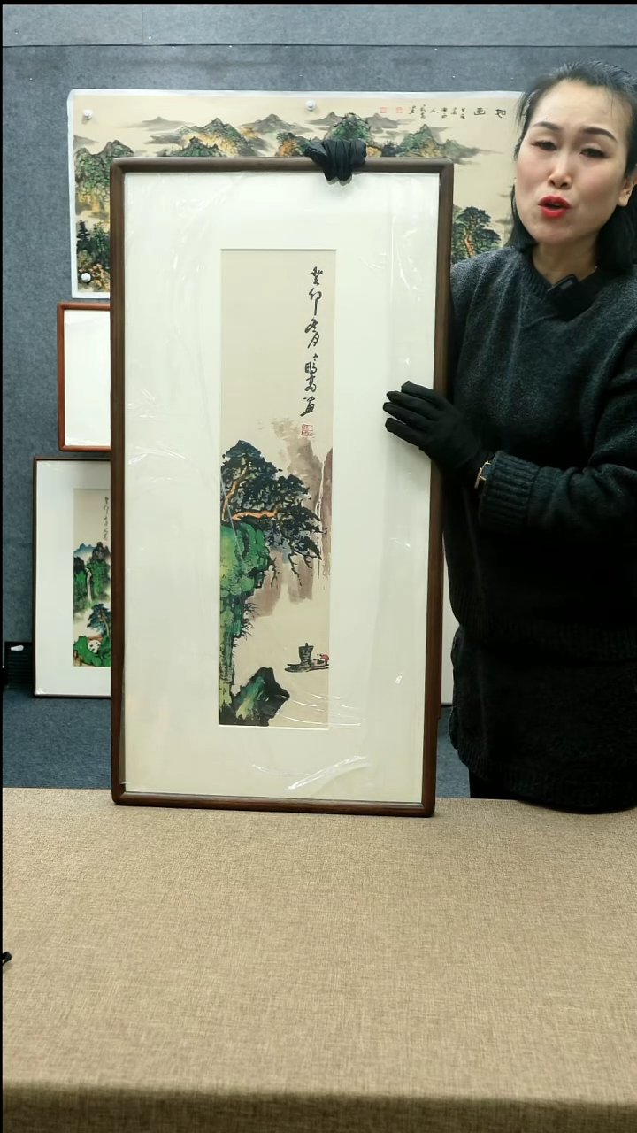 【闪购商品】国画48*92唐鹏高老师山水