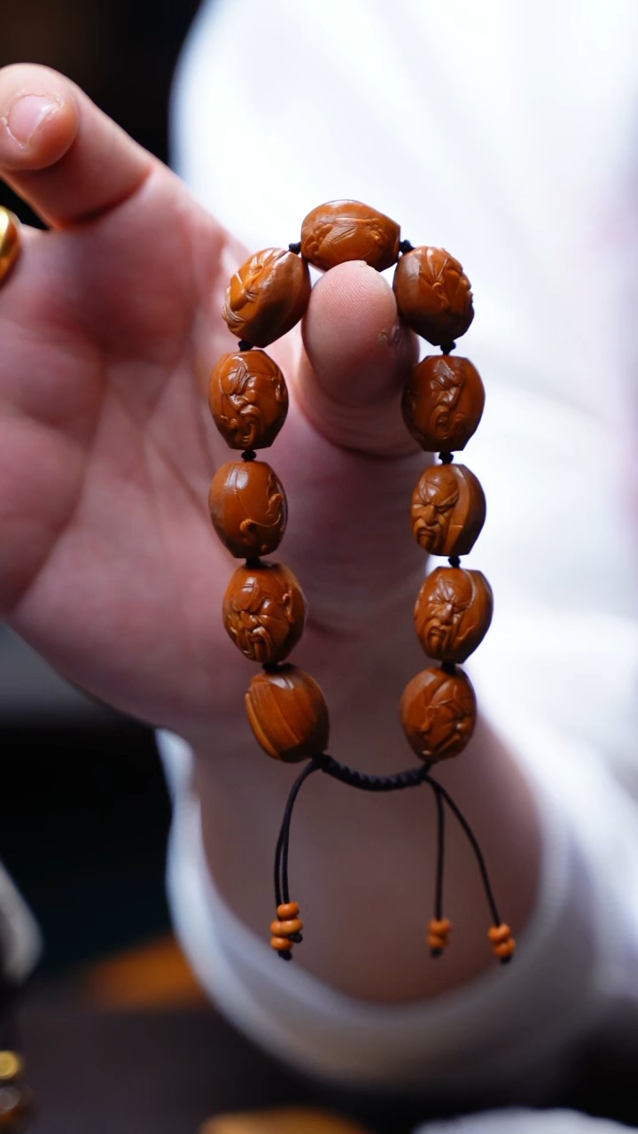 手串/手链橄榄核小籽关公【雨彤】