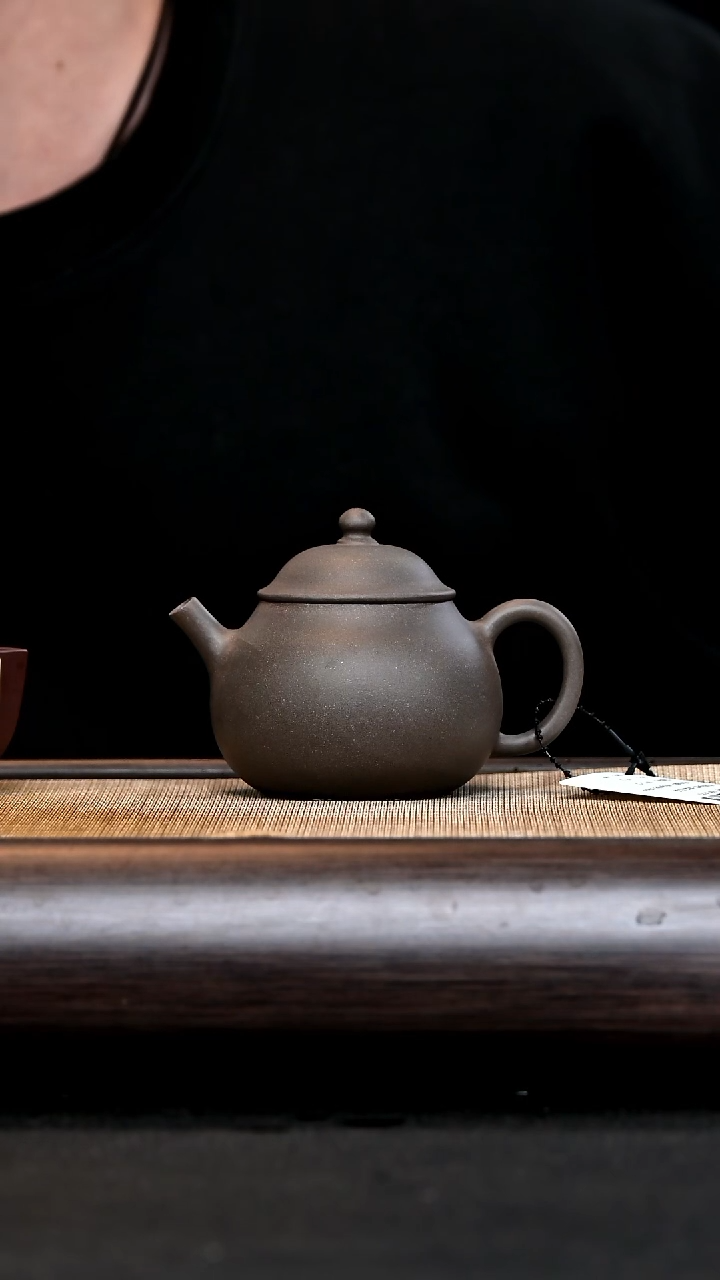 【闪购商品】紫砂茶壶EB12373 五德 青灰