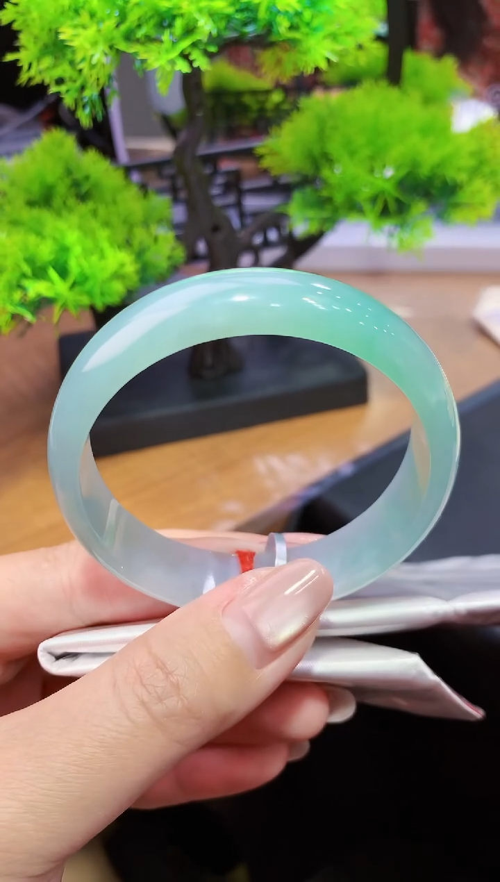 未镶嵌手镯翡翠k57天然A货缅甸翡翠57正圈