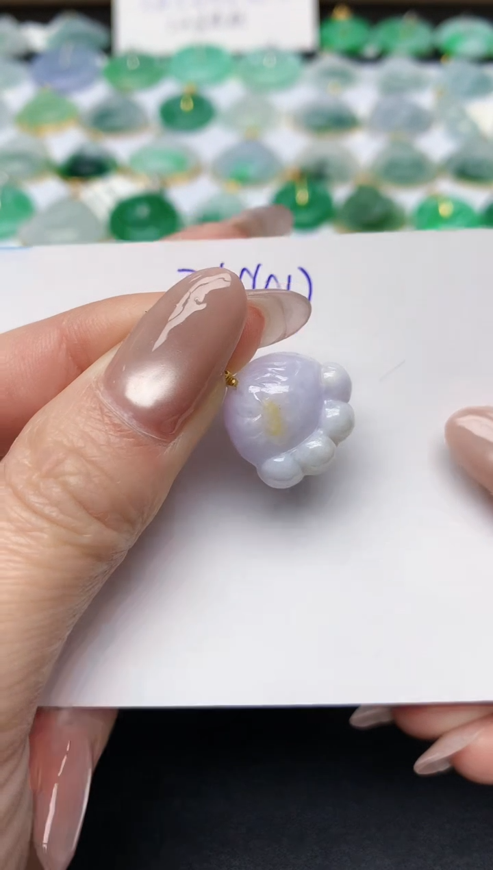 颈饰未镶嵌翡翠天然缅甸A货翡翠百元以上9元证书费自理