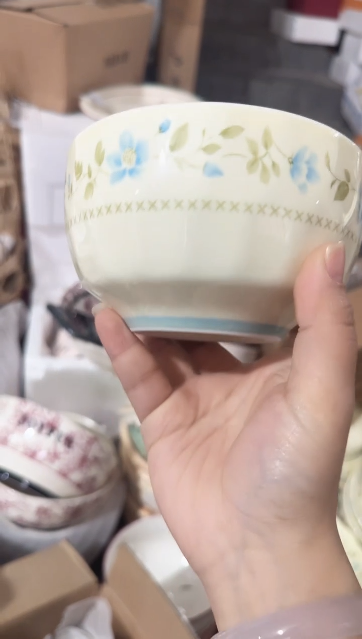 【5寸★4个】黑点针眼属正常陶瓷都有介意慎拍微瑕破损包赔