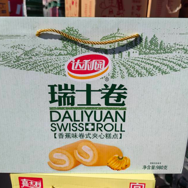 达利园瑞士卷香蕉味礼盒