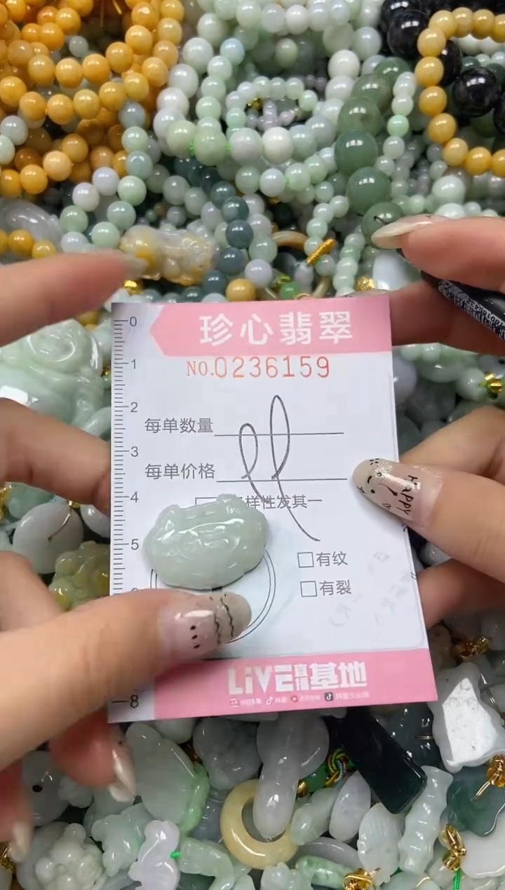 翡翠未镶嵌颈饰闪购0236159