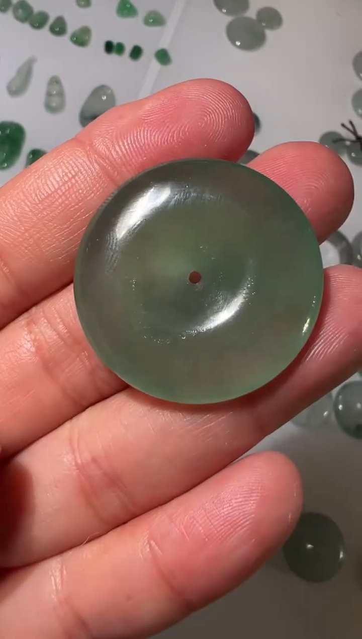 未镶嵌定制翡翠扣子