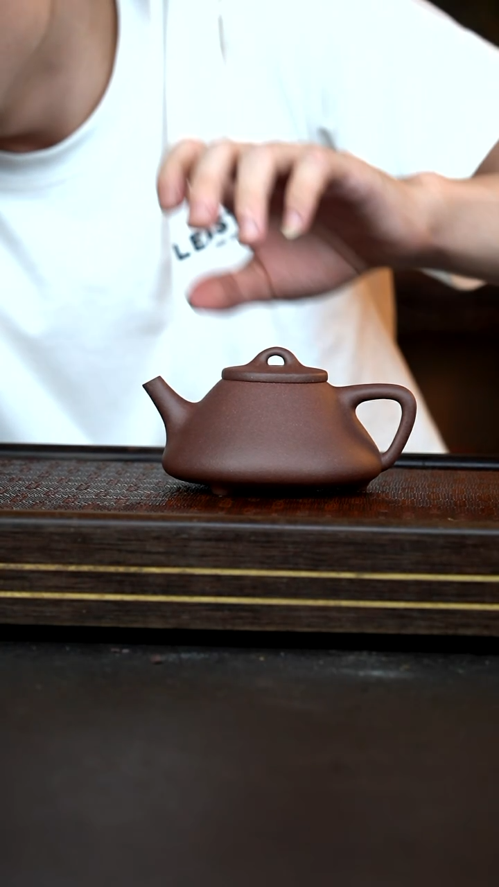 茶壶紫砂   LD   底槽青    子冶石瓢     180cc