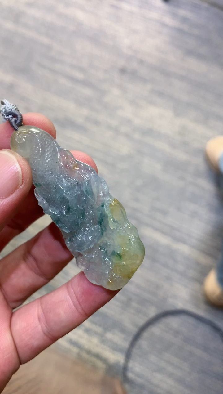 颈饰未镶嵌翡翠天然A货翡翠