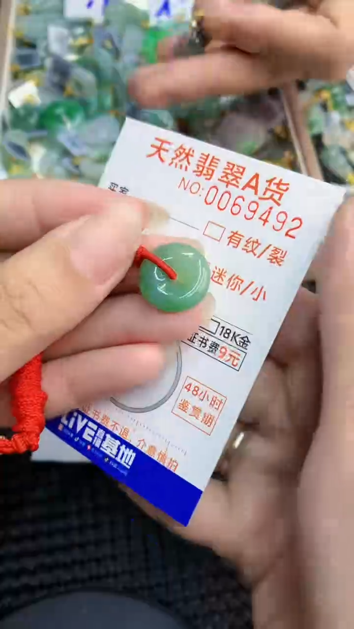 【闪购商品】翡翠颈饰未镶嵌            8