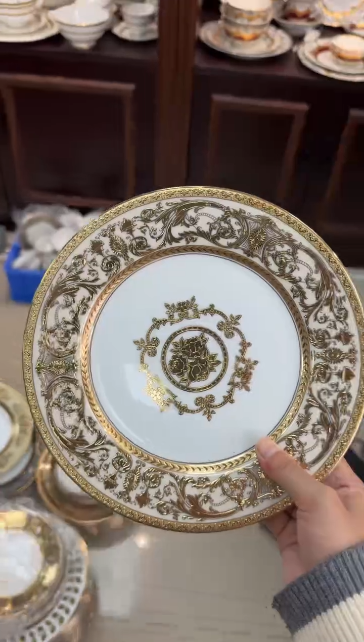 【闪购商品】瓷片9寸平盘2个  福利价  福利价