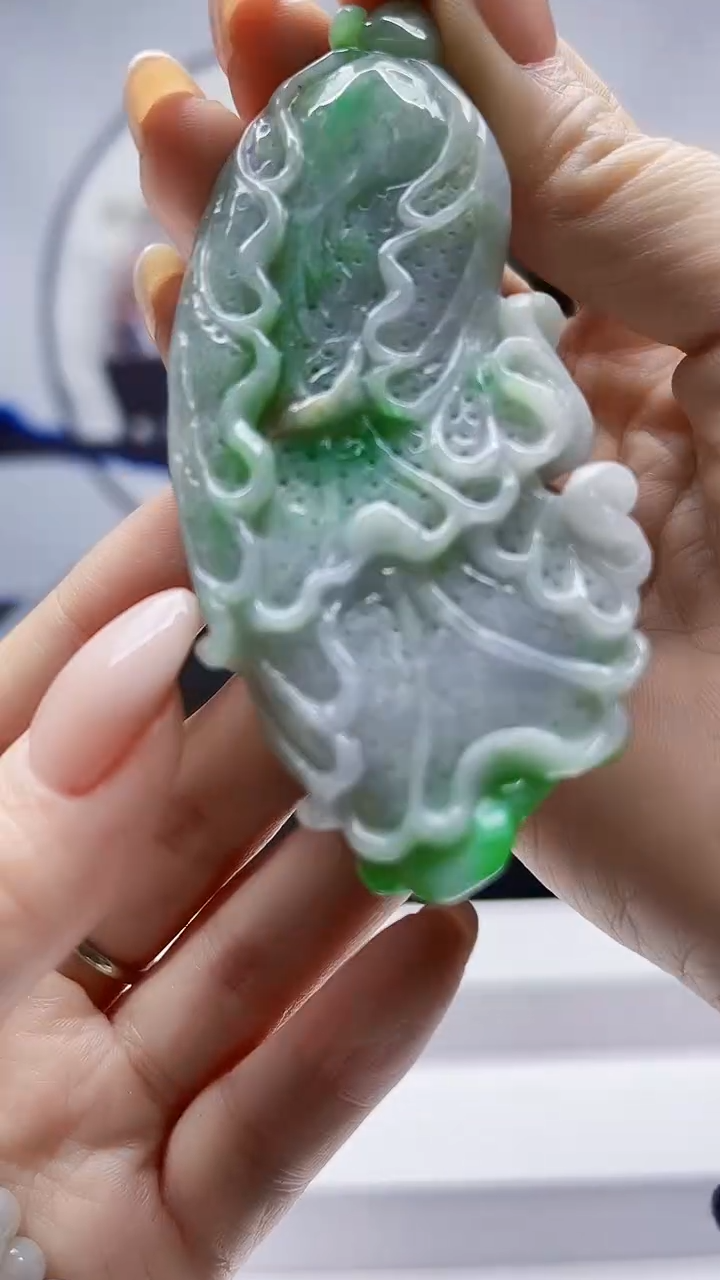 未镶嵌定制翡翠毛货挂件32