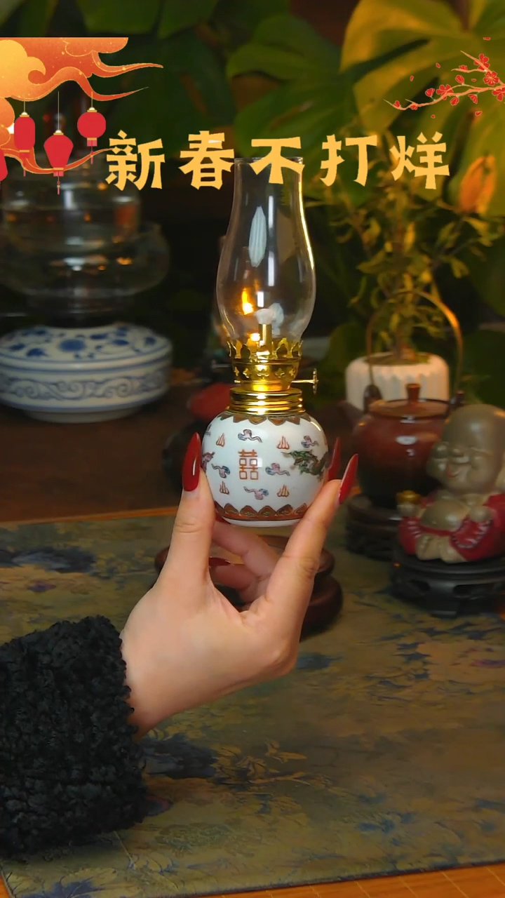 【闪购商品】景德镇陶瓷灯摆件