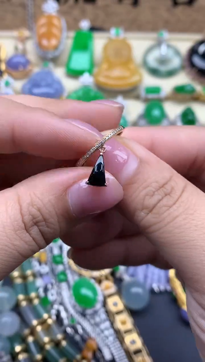 【闪购商品】翡翠戒指18K金镶嵌161-中国好珍宝