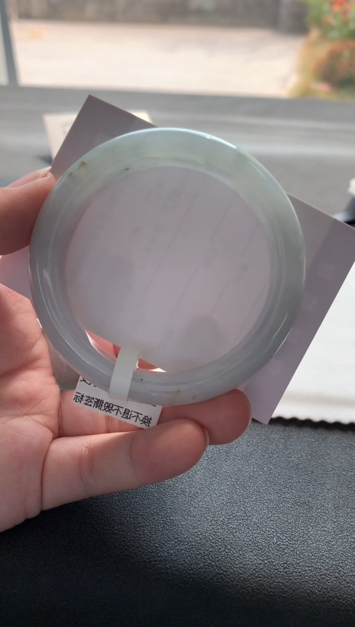 【闪购商品】翡翠手镯未镶嵌56.5正圈Y1208买断