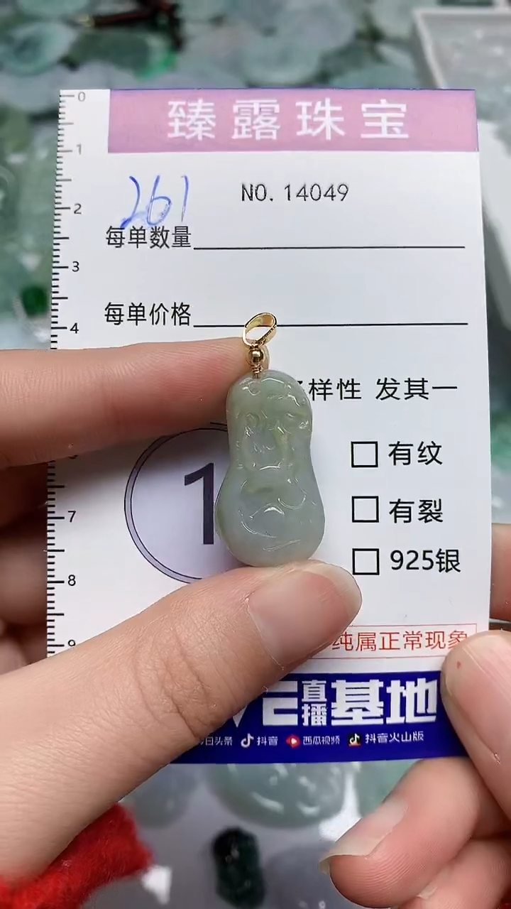【闪购商品】翡翠颈饰未镶嵌臻露珠宝261
