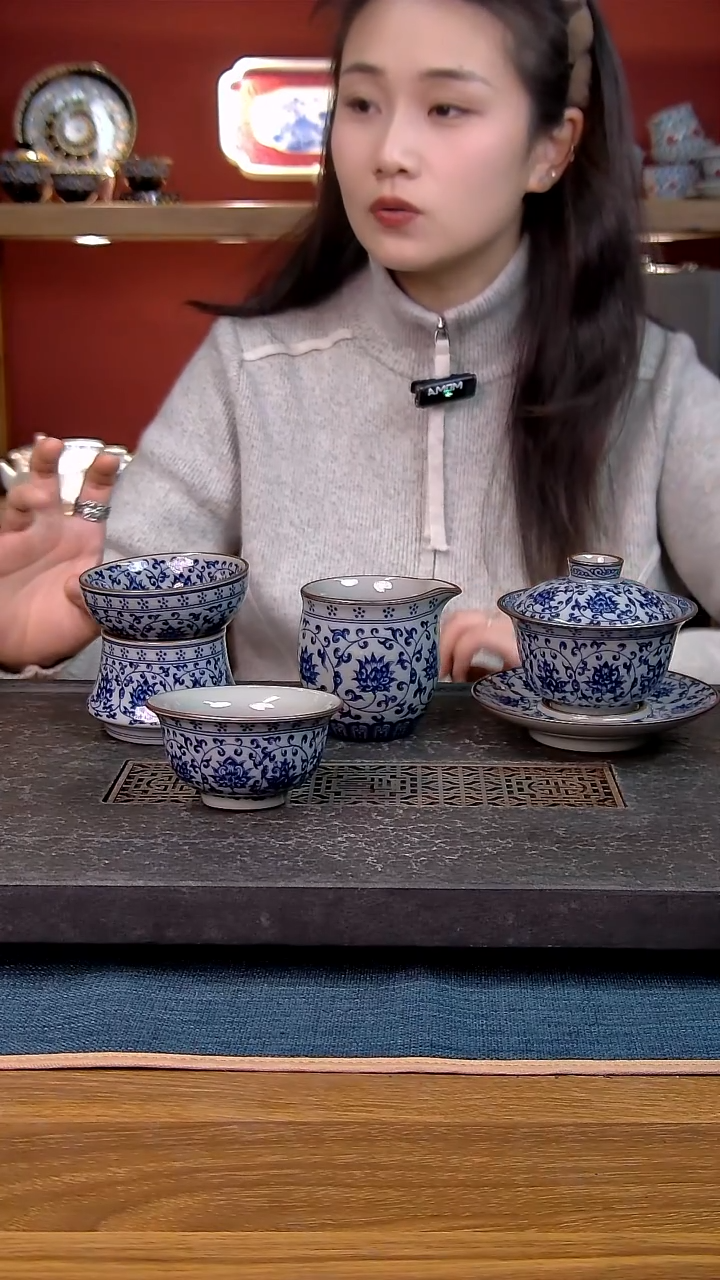 简装家用款4件套 老陶泥开片纹陶瓷茶具