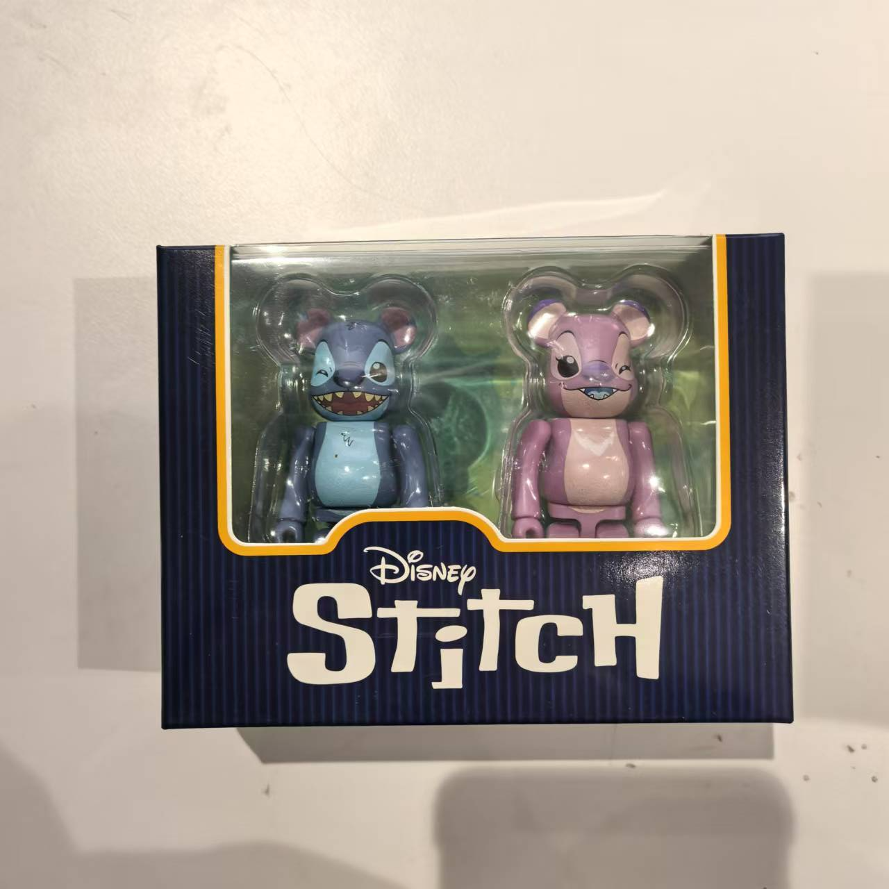 【山哥ST】bearbrick积木熊 史迪奇安琪套装 100%