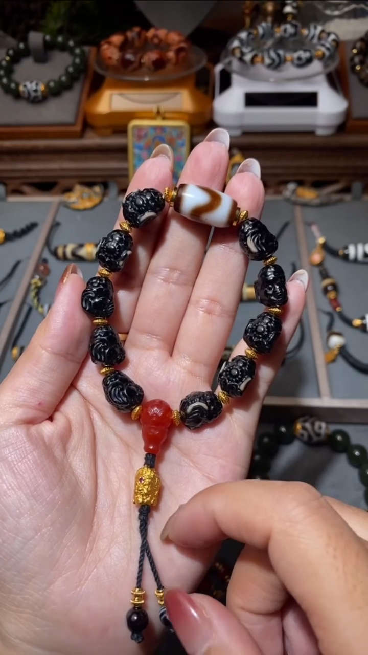 【闪购商品】玛瑙/玉髓颈饰未镶嵌LZ-00994-牙牙手串