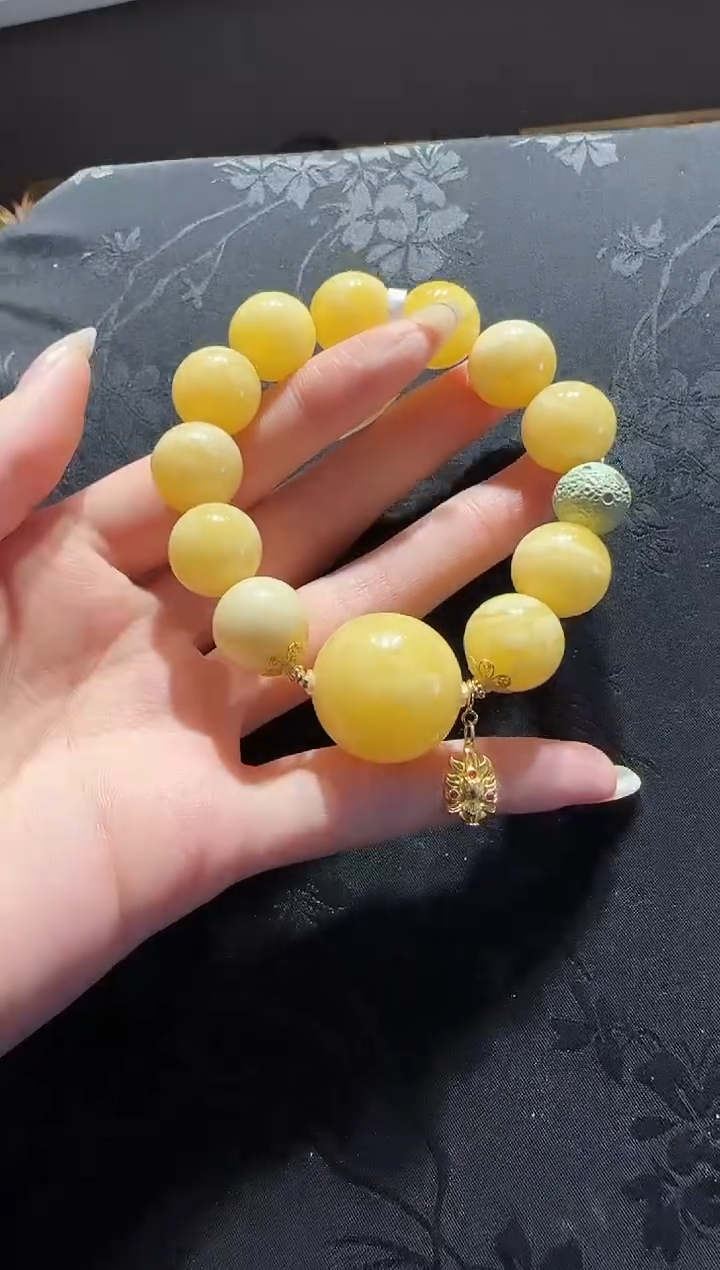 【闪购商品】琥珀手串未镶嵌蜜蜡手串设计款