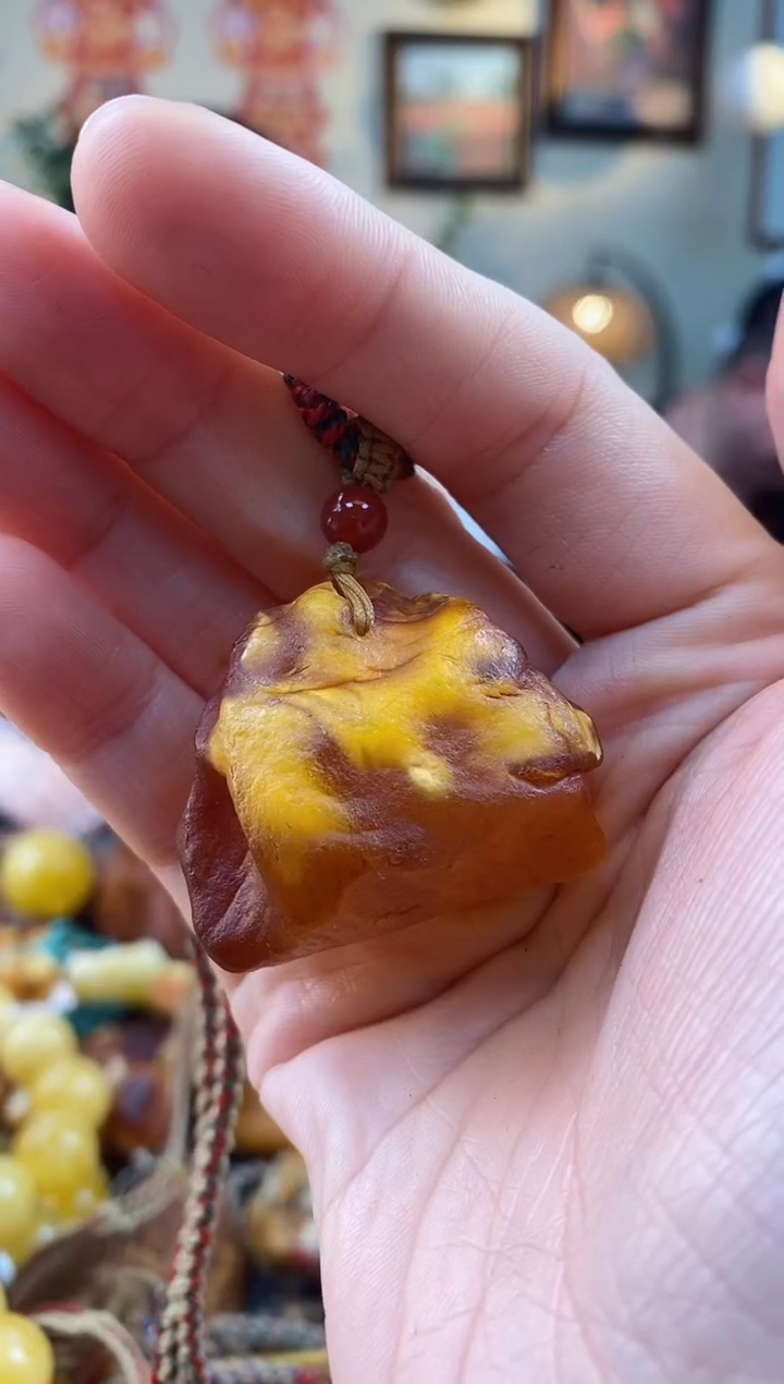 【闪购商品】琥珀颈饰未镶嵌吊坠