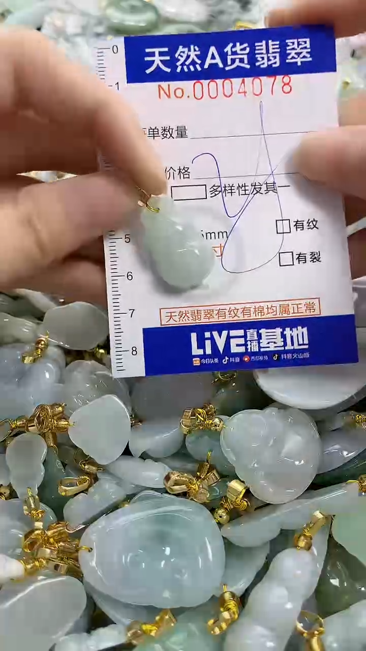 颈饰未镶嵌翡翠天然A货翡翠