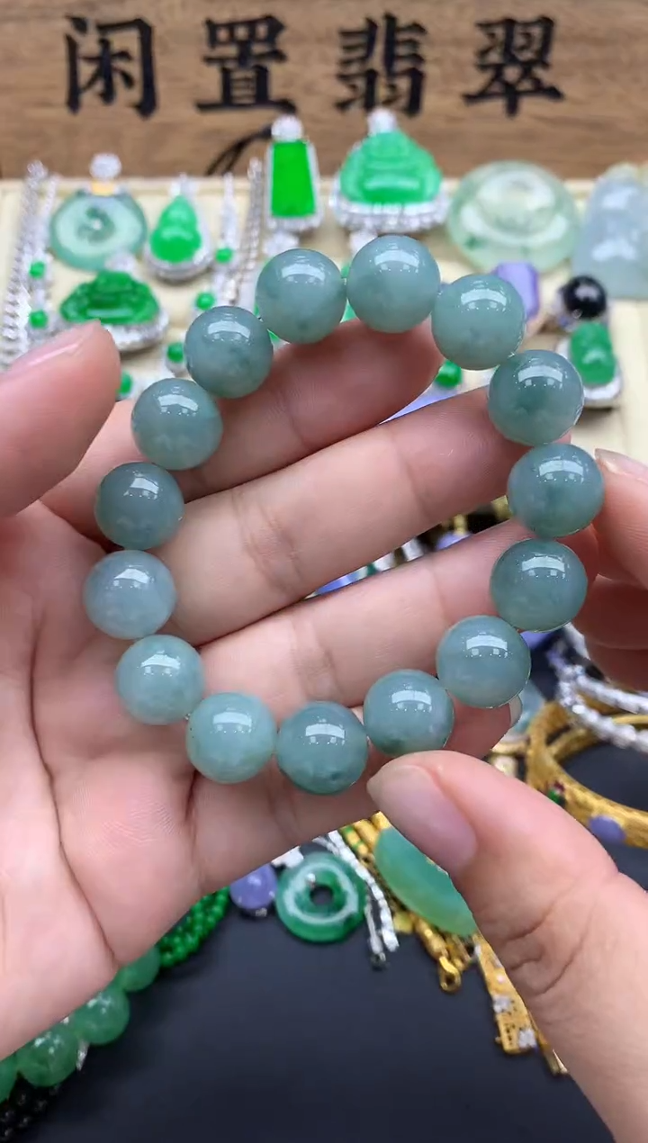 未镶嵌手链翡翠89-春日珠宝