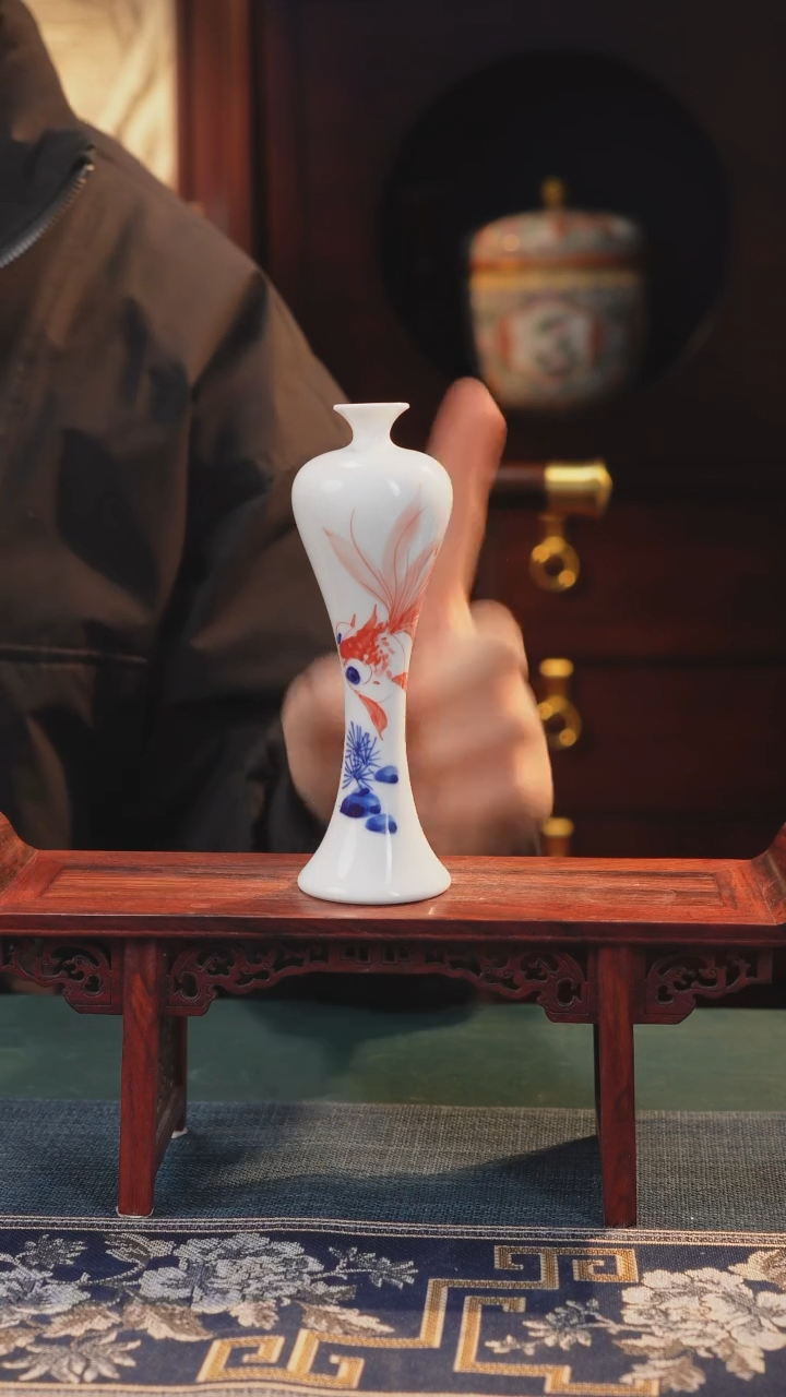 【闪购商品】摆件釉下彩纯手工纯手绘原创瓷器