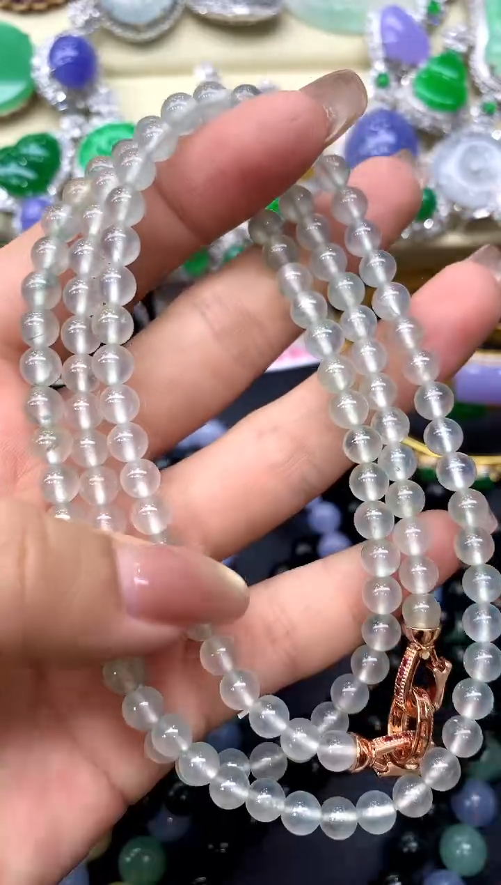 颈饰未镶嵌翡翠391-中国好珍宝