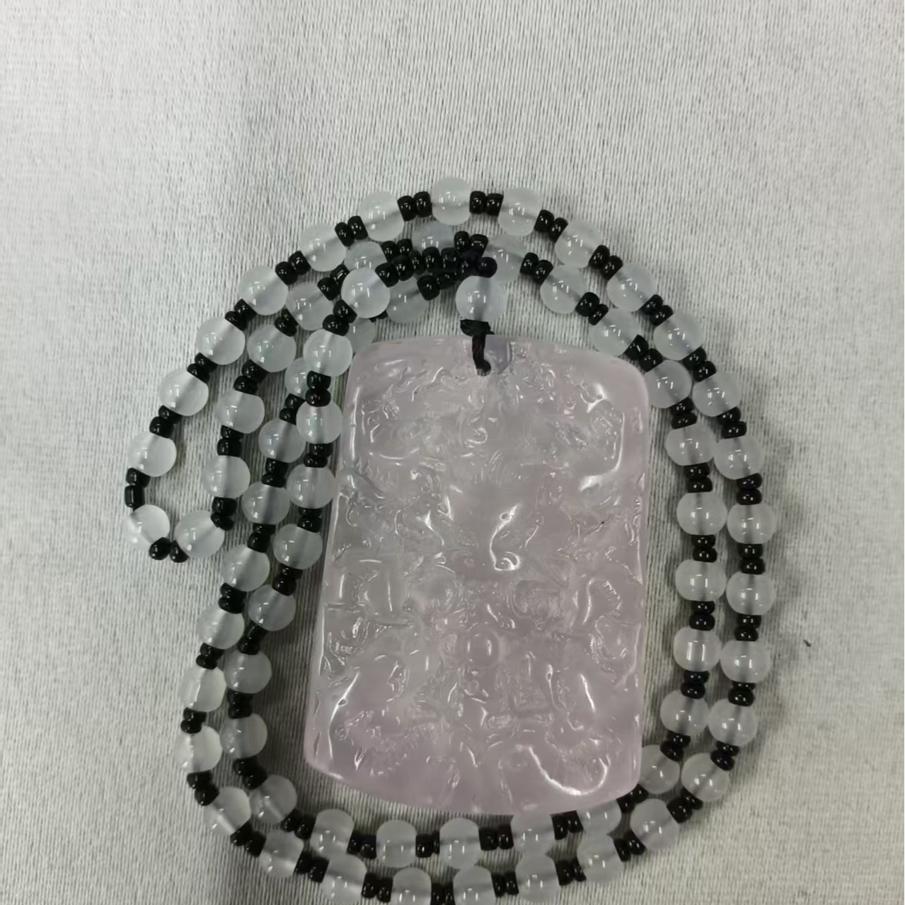 主播推荐！海云母龙牌吊坠