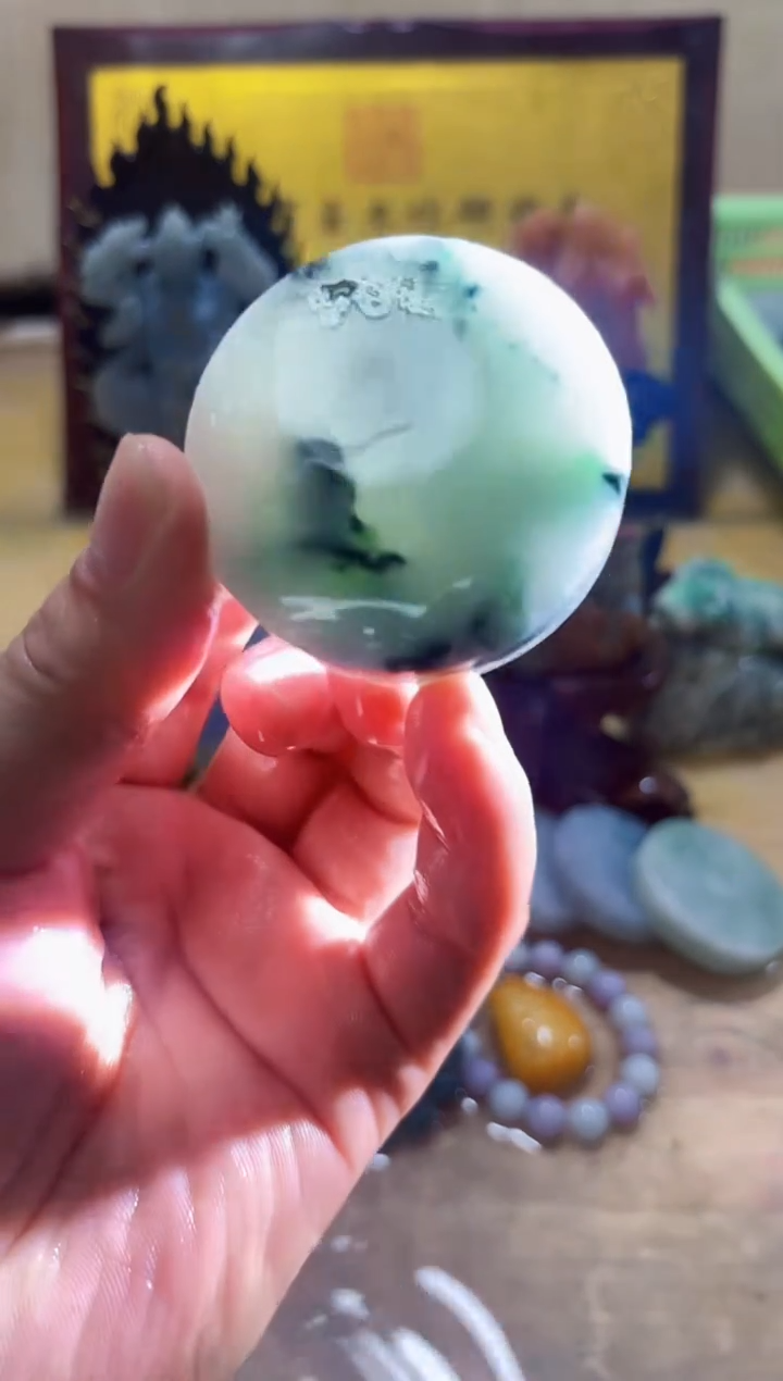 未镶嵌挂件翡翠A货常星6219