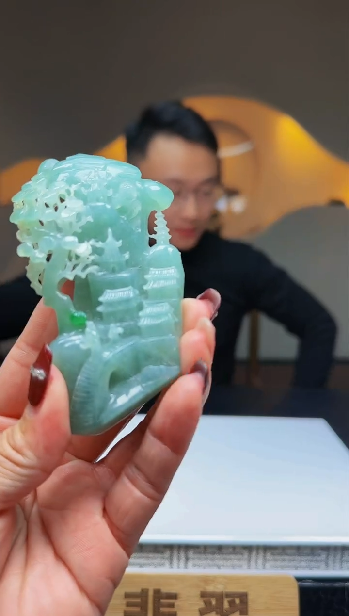 【闪购商品】定制翡翠未镶嵌Q03178翡翠毛货