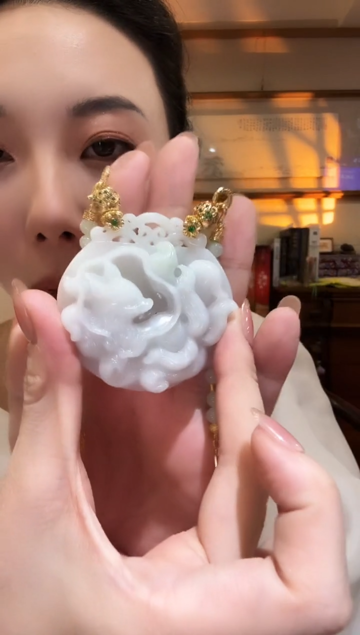 颈饰未镶嵌翡翠国风