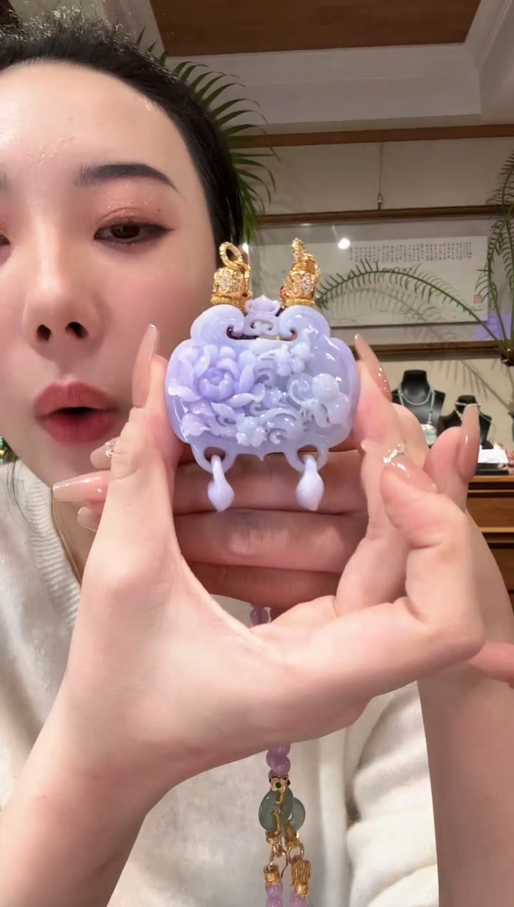 【闪购商品】翡翠颈饰未镶嵌国风