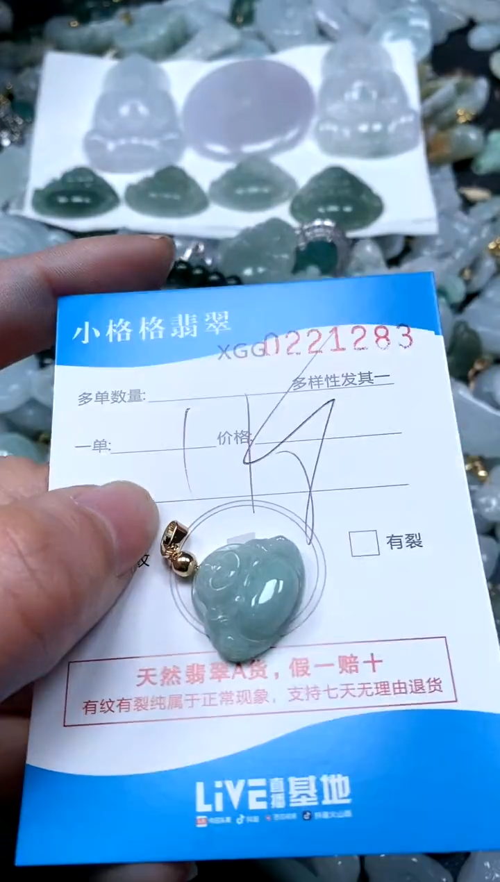 【闪购商品】翡翠颈饰未镶嵌闪购商品0221283