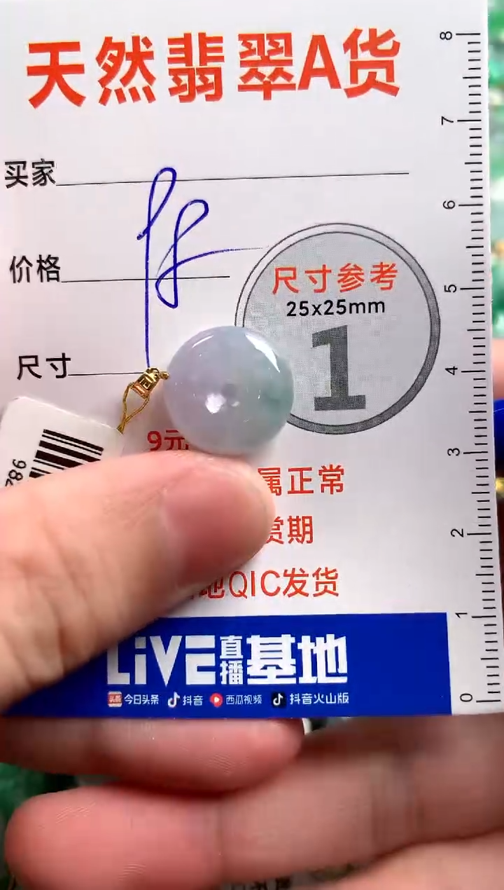 【闪购商品】翡翠颈饰18K金镶嵌13007740