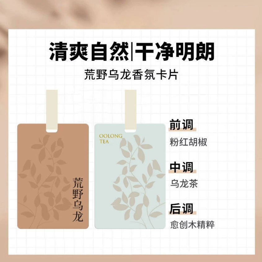 【丘屿四时】清新淡雅茶香持久留香家居香薰蜡片香薰高级感挂件装饰