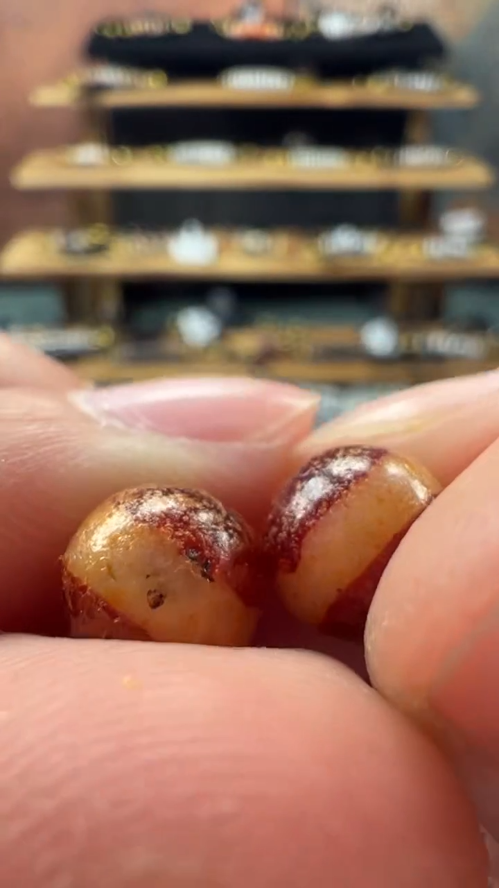 玛瑙/玉髓（覆膜）颈饰未镶嵌129(微瑕随机发货）