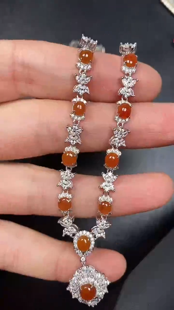 银S925镶嵌戒指翡翠3110