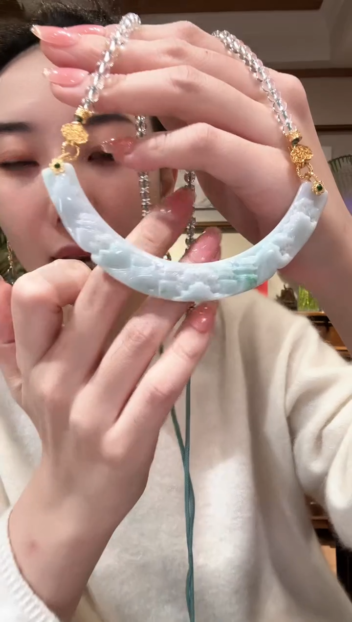 【闪购商品】翡翠颈饰未镶嵌国风