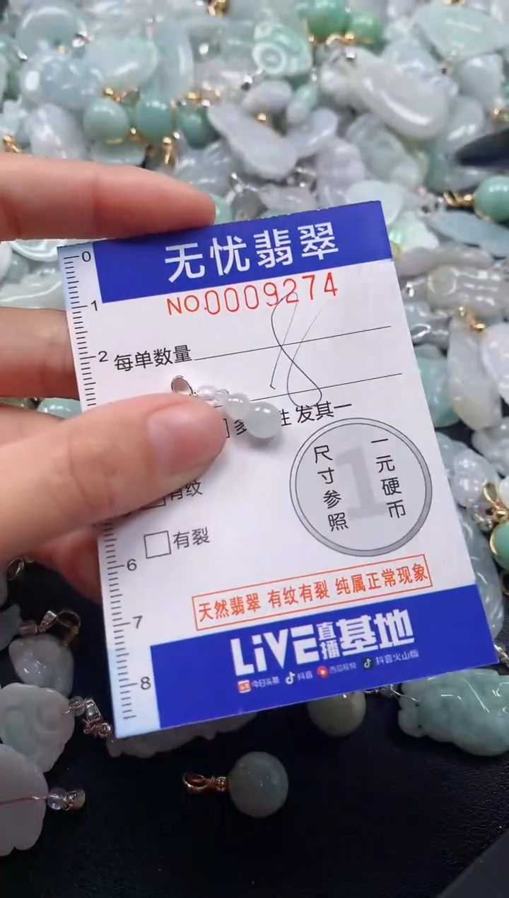 颈饰未镶嵌翡翠9274