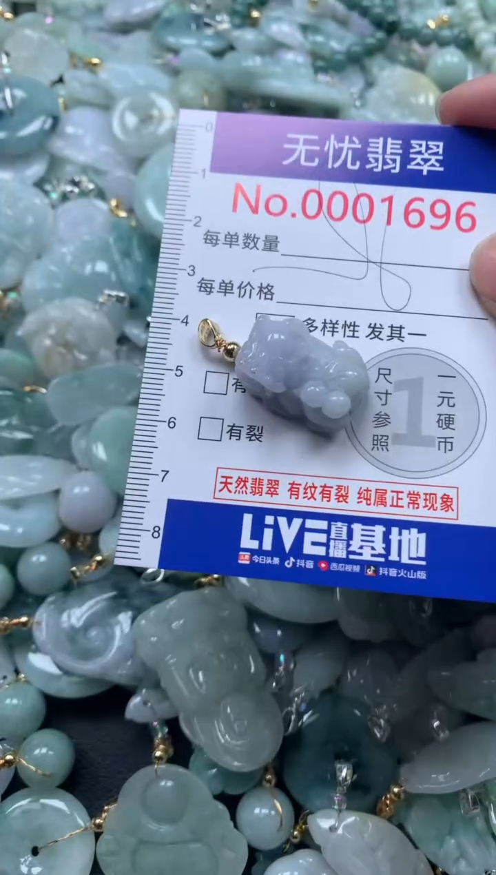 颈饰未镶嵌翡翠1696