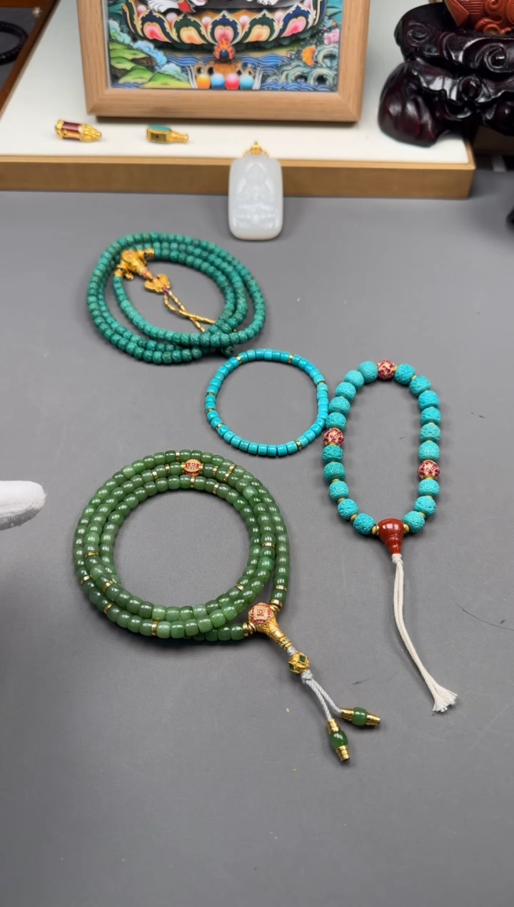 【闪购商品】南红玛瑙手串手串18K金镶嵌手串手串