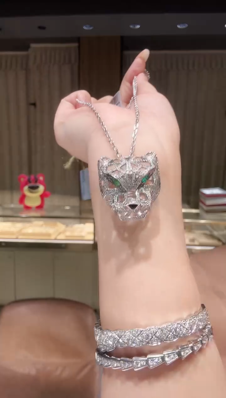 铂Pt950镶嵌项链钻石AY0300-PT-65