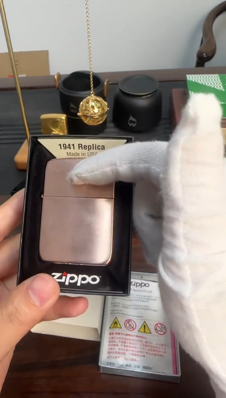 铜zippo官方正品一周年年庆 韩版1941复刻玫瑰粉金
