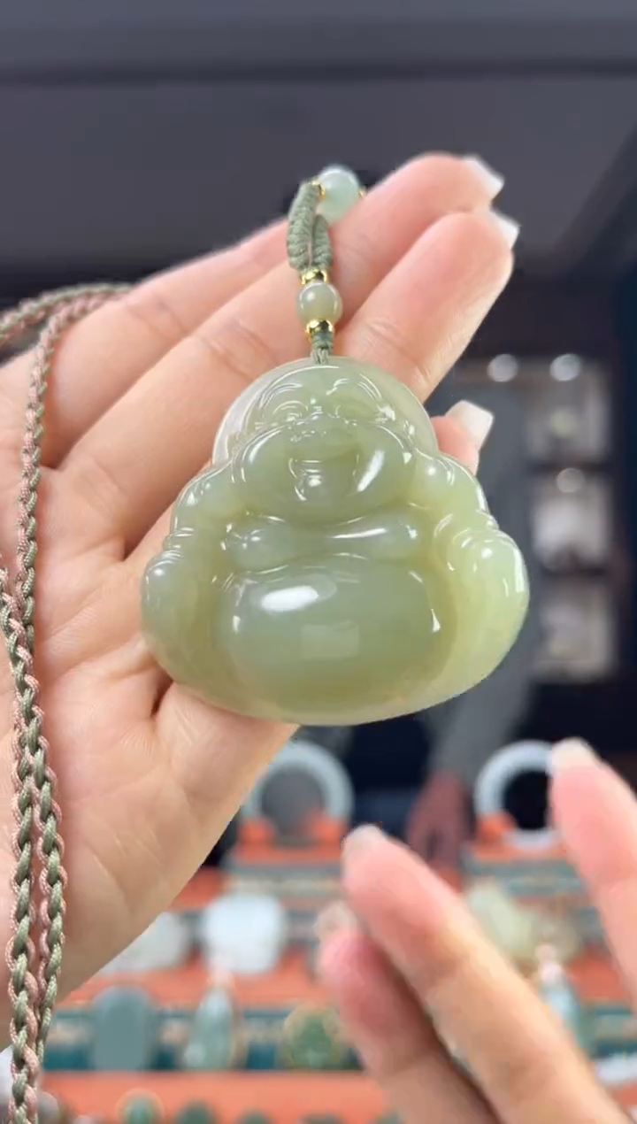 颈饰未镶嵌和田玉佩佩45mm左右