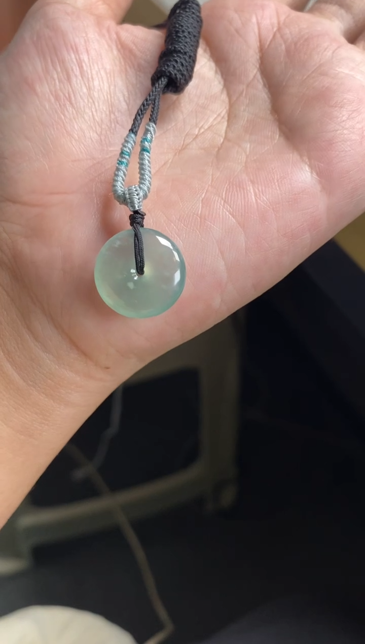 【闪购商品】翡翠颈饰未镶嵌翡翠冰晴平安扣