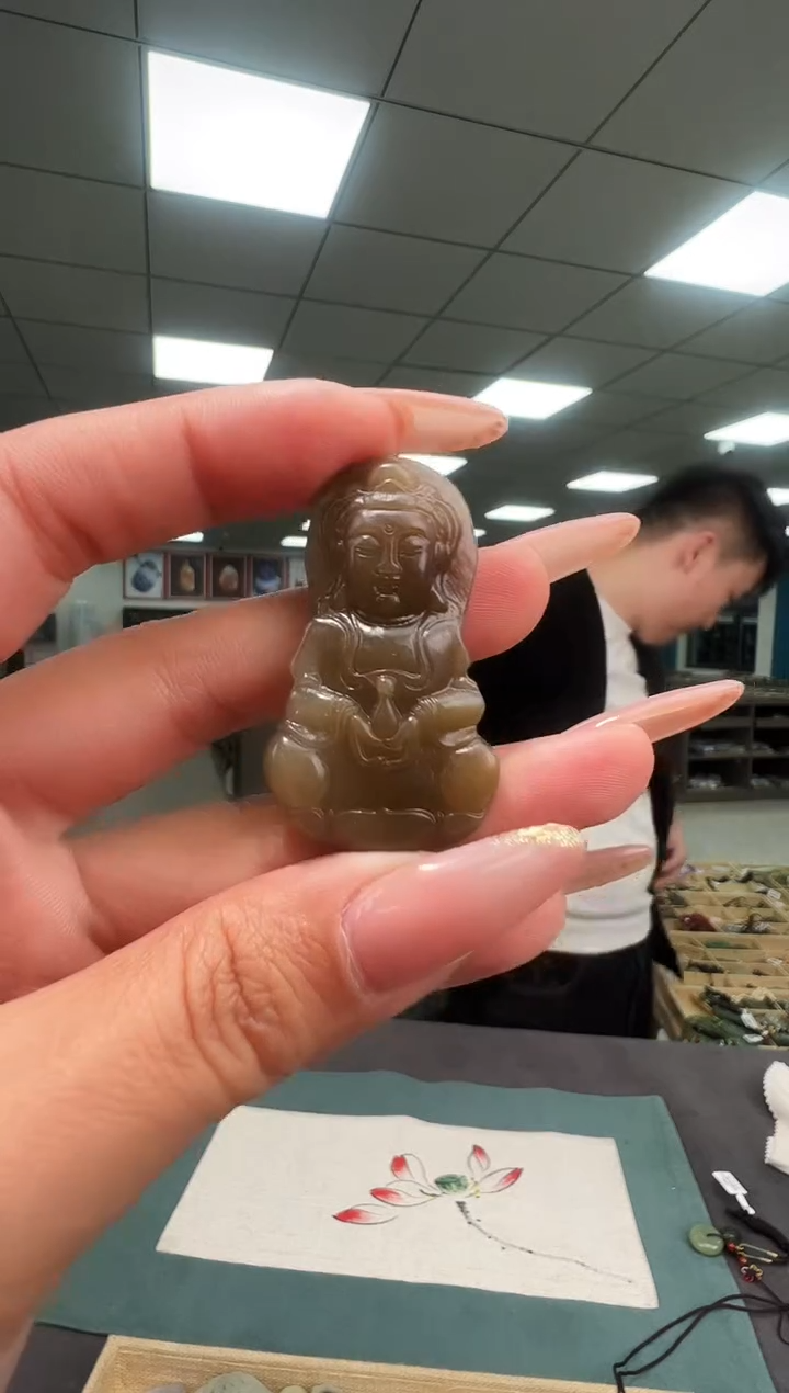 未镶嵌和田玉挂件b61